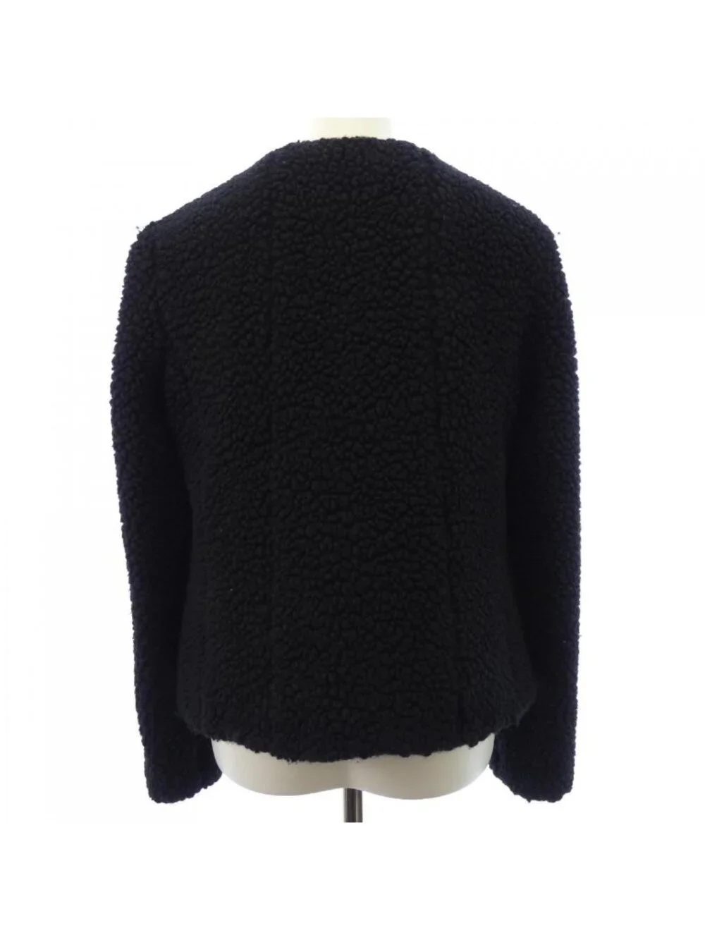 Chanel Collarless Jacket Black
